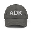 ADK Adirondack Mountains Upstate NY Distressed Dad Hat