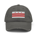 Washington DC Flag Distressed Dad Hat