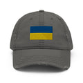 Flag of Ukraine Distressed Dad Hat