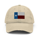 Maroon Texas Flag Distressed Dad Hat