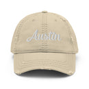 Script Austin TX Distressed Dad Hat