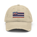 Hawaii Flag Distressed Dad Hat