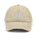 Oklahoma OK Distressed Dad Hat