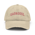 Gabagool Collegiate Distressed Dad Hat