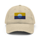 Milwaukee Flag Distressed Dad Hat