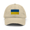 Flag of Ukraine Distressed Dad Hat