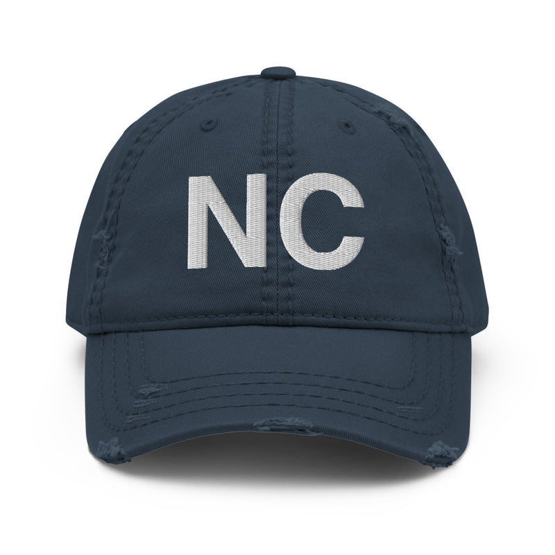 North Carolina NC Distressed Dad Hat