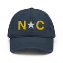 North Carolina Flag Distressed Dad Hat
