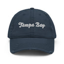 Script Tampa Bay FL Distressed Dad Hat