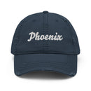 Script Phoenix AZ Distressed Dad Hat