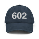 602 Phoenix Area Code Distressed Dad Hat
