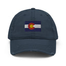 Colorado Flag Distressed Dad Hat