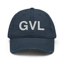 GVL Greenville SC Airport Code Distressed Dad Hat