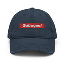 Gabagool Box Logo Distressed Dad Hat