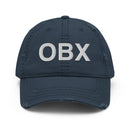 OBX Outer Banks North Carolina Distressed Dad Hat