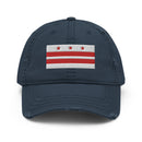 Washington DC Flag Distressed Dad Hat
