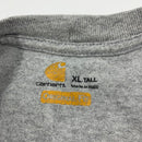 Long Sleeve Gray Carhartt Pocket Tee size XL Tall