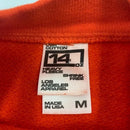 Orange Los Angeles Apparel 14oz Heavy Fleece Sweater Size M Made in USA