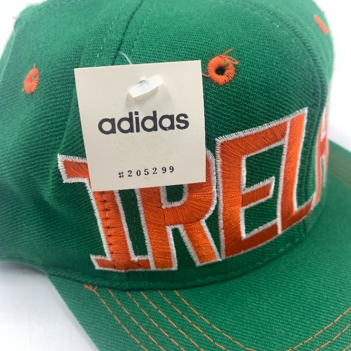 Vintage Adidas Ireland Soccer FAI Football Association Hat
