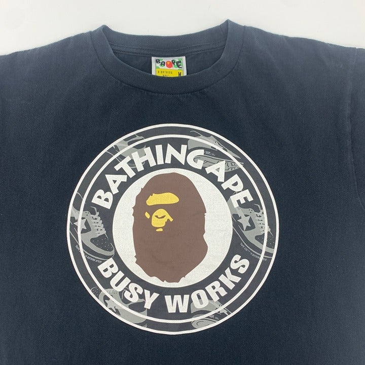 Bape Bathing Ape Bapesta T-shirt Size M