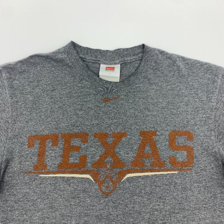 Gray Nike Texas Longhorns Football Center Swoosh T-shirt Size M