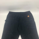 Carhartt Black Canvas Work Pants B11 BLK  44x31