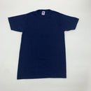 Navy Blue Russel Athletic Single Stitch Paper Thin T-shirt Size S Made in USA