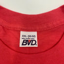 Vintage BVD Salmon Single Stitch Pocket T-shirt Made in USA Size 2XL