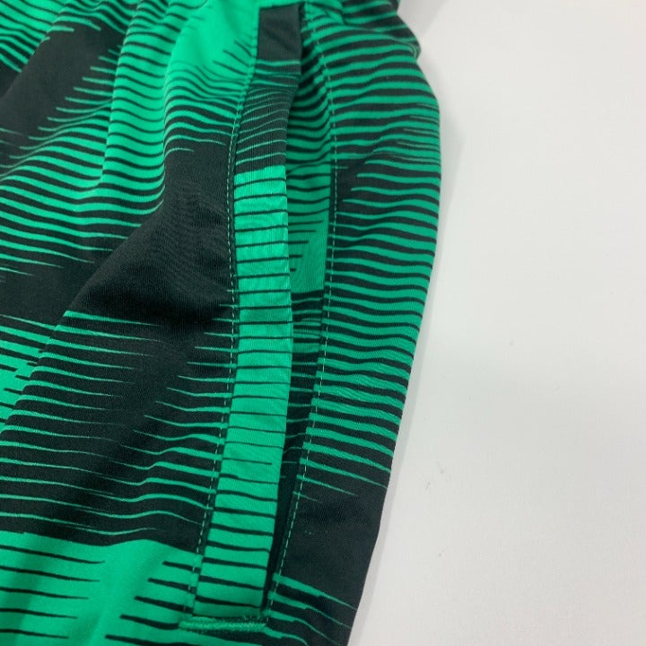 Green All Over Print Nike Shorts Size L