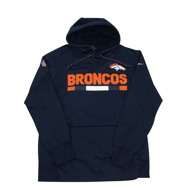 Nike Denver Broncos Hoodie Size M