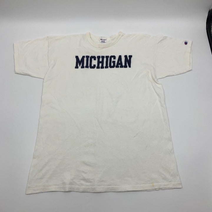 Vintage Michigan Wolverines Champion T-shirt Size 2XL