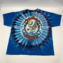 Tie Dye Grateful Dead Liquid Blue T-shirt Size 3XL