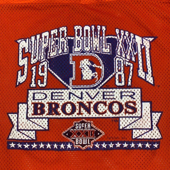 1987 Denver Broncos Super Bowl Jersey Size XL