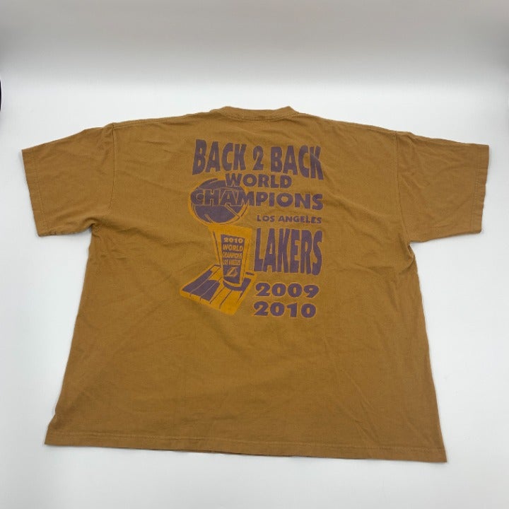 Lakers 2010 Back 2 Back World Champs T-shirt Size 2XL