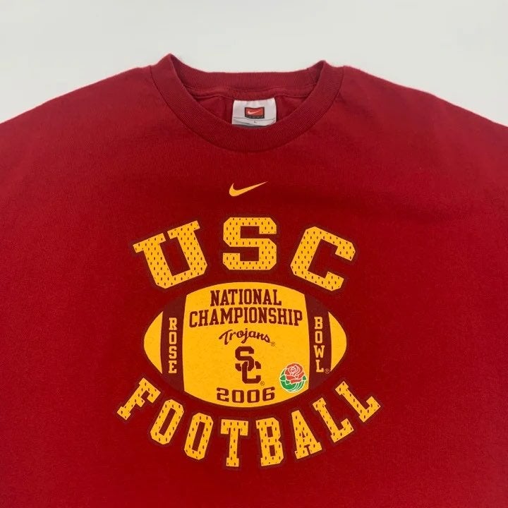 2006 Nike USC Trojans Rose Bowl T-Shirt Size L
