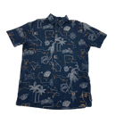 Harley Davidson USA map Button Down Size M