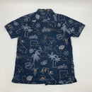 Harley Davidson USA map Button Down Size M