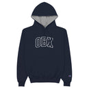 OBX Outer Banks NC Collegiate Style Champion Hoodie