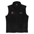 Men’s Blackbeard Pirate Flag Columbia Fleece Vest