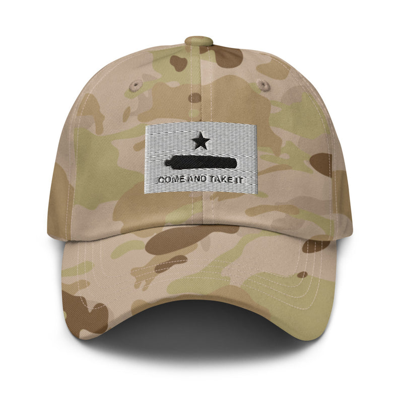 Come and Take It Gonzales Flag Camo Dad Hat