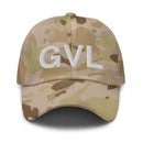 GVL Greenville SC Airport Code Camo Dad Hat