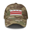 Washington DC Flag Camo Dad Hat