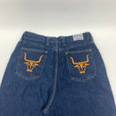 Vintage Wrangler Longhorn Embroidered  Bell Bottoms
