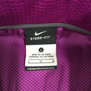 Womens Purple reflective Nike running jacket size L