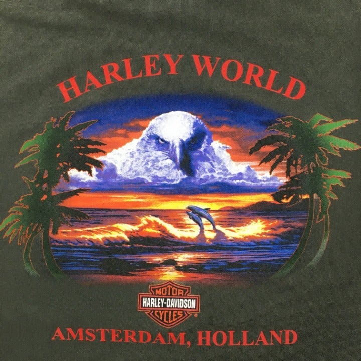 Amsterdam Harley Davidson T-shirt Size L