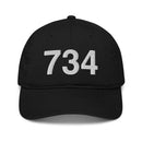 734 Ann Arbor Mi Area Code Organic Dad Hat