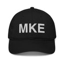 MKE Milwaukee Airport Code Organic Cotton Dad Hat