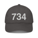734 Ann Arbor Mi Area Code Organic Dad Hat