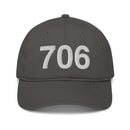 706 Athens GA Area Code Organic Cotton Dad Hat