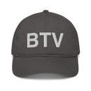 BTV Burlington Airport Code Organic Cotton Dad Hat